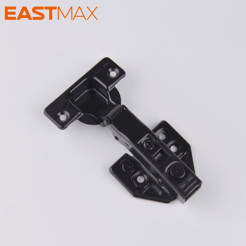 Black SS 304 Easy Installed Soft Close Door Hinge Kitchen Hardware