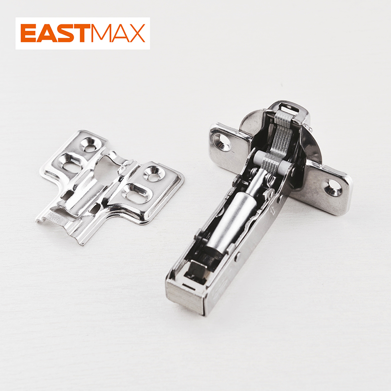 KS01 Clip-on,soft-closing,one-way hinge with CAM adjustment(SUS 304)