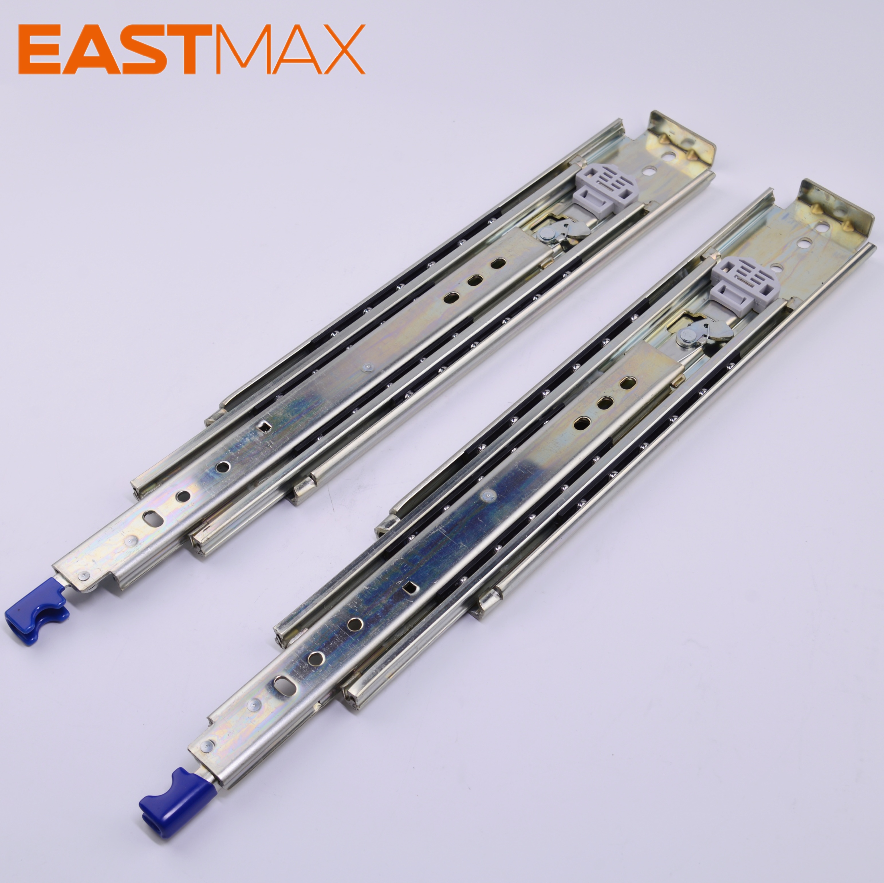 76mm Full Extension Heavy Duty Ball Bearing Industrial Slide with Lock Drawer Slide