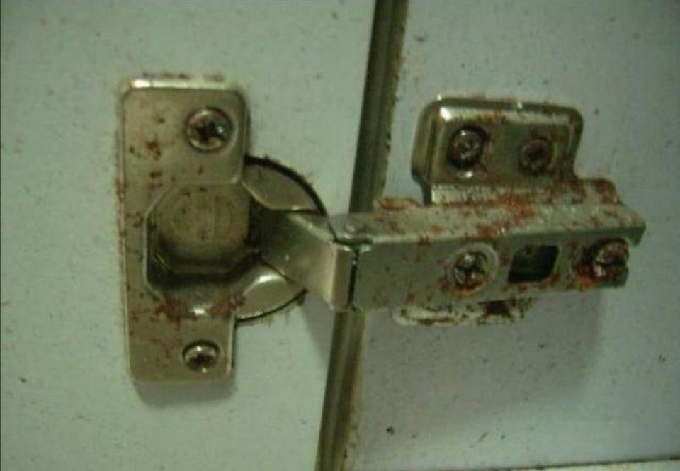 Rusted Hinge-real rust
