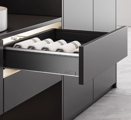 DL29 Super Slim Box with Rear Adiustment with Full Extension Svnchronize Soft-closing Slide