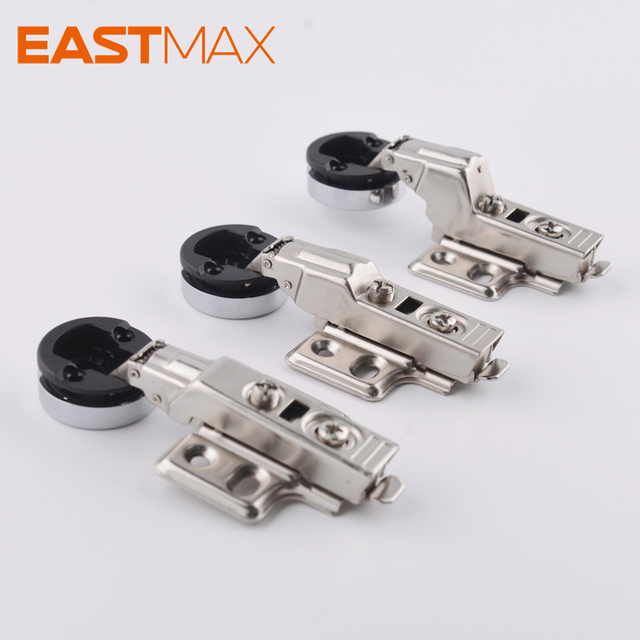 KB01 Clip-on damping glass hinge (26 cups)
