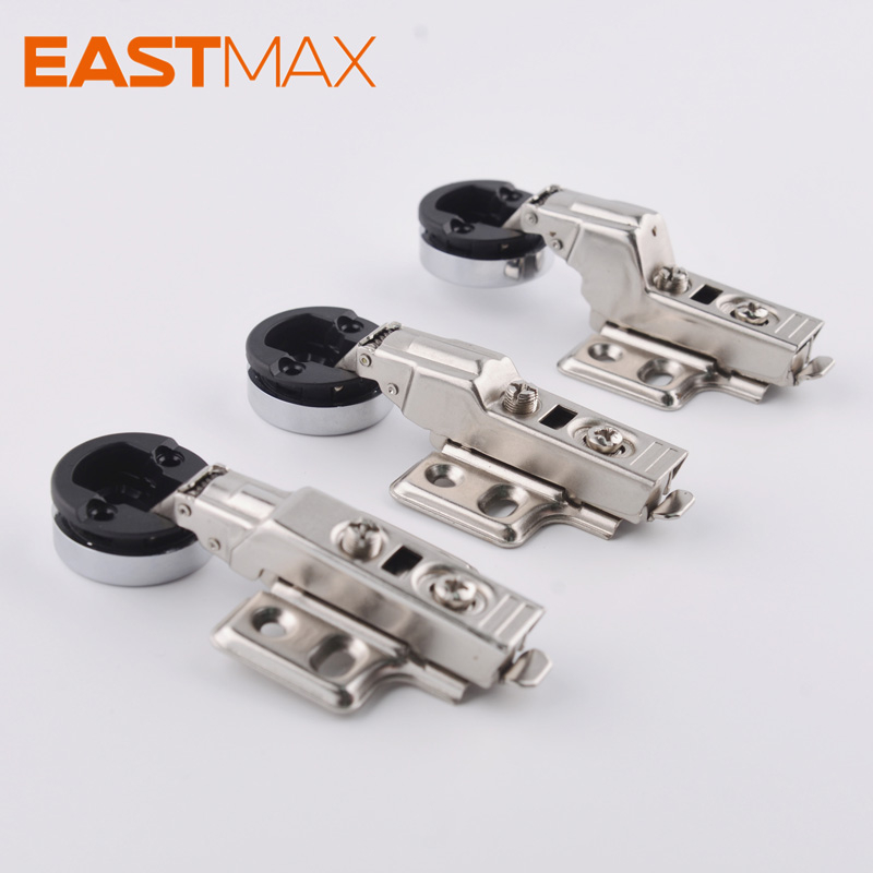 KB01 Clip-on damping glass hinge (26 cups)