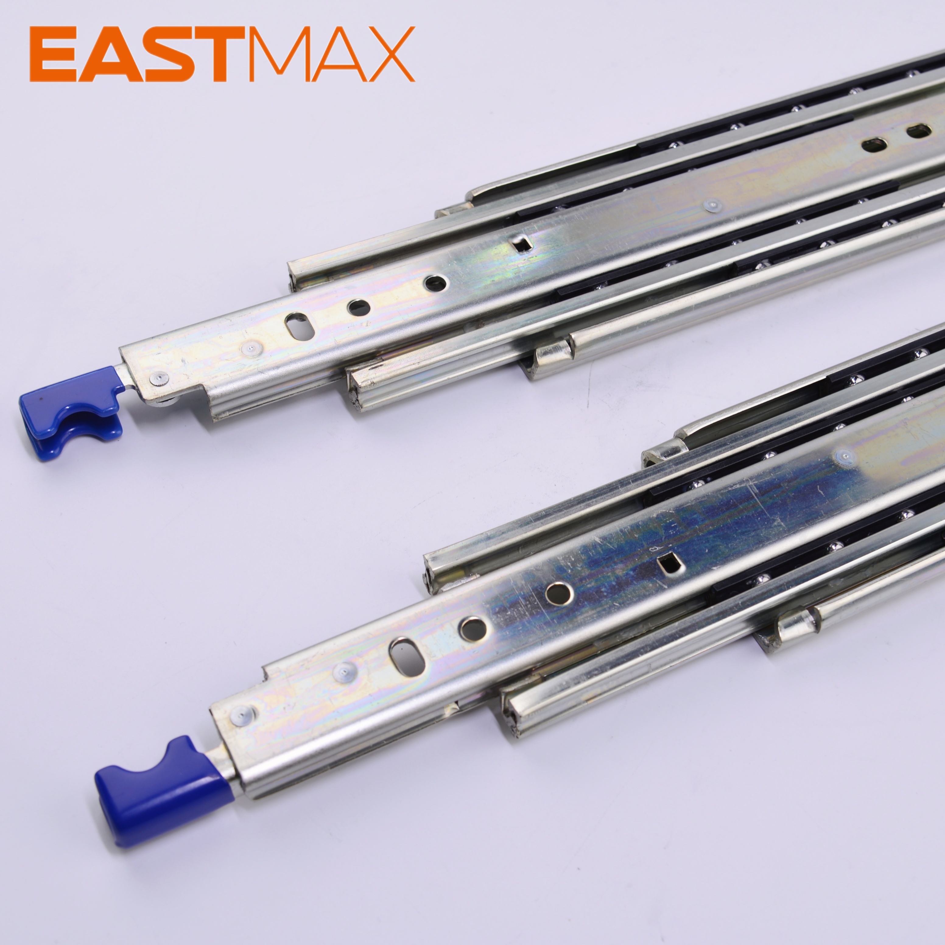 76mm Full Extension Heavy Duty Ball Bearing Industrial Slide with Lock Drawer Slide