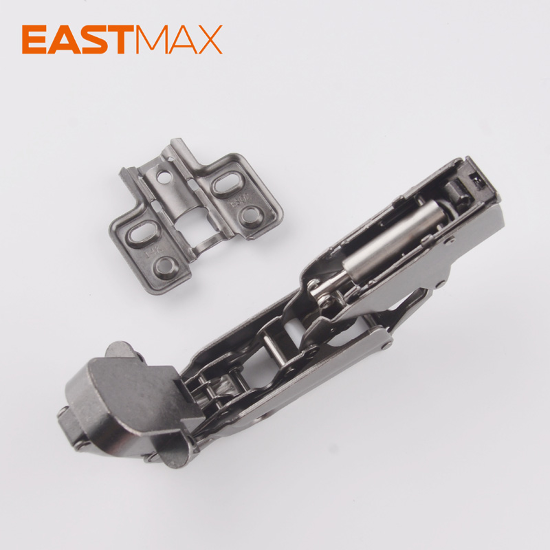 KL02 Clip-on damping glass hinge (26 cups)