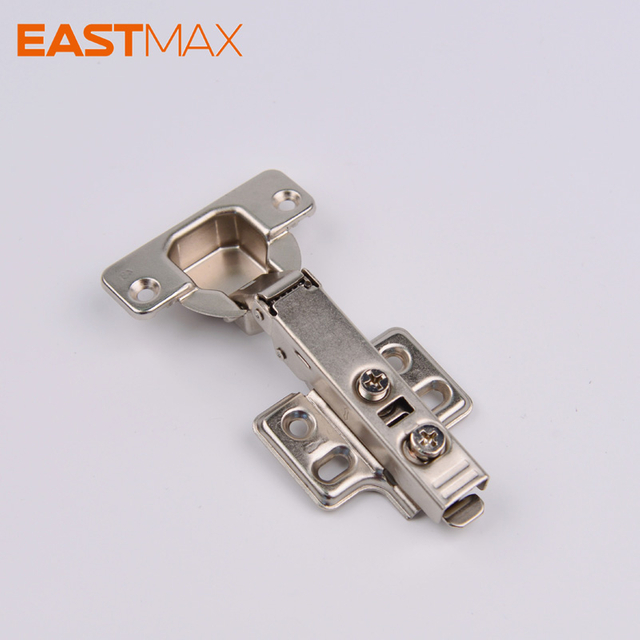 K02 Card-type damping eccentric three-section force small angle hinge