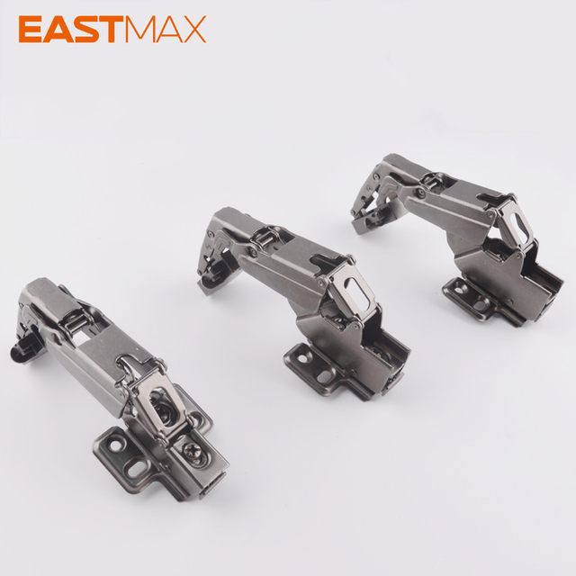 KL02 Clip-on damping glass hinge (26 cups)