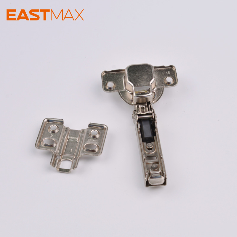 K02 Card-type damping eccentric three-section force small angle hinge