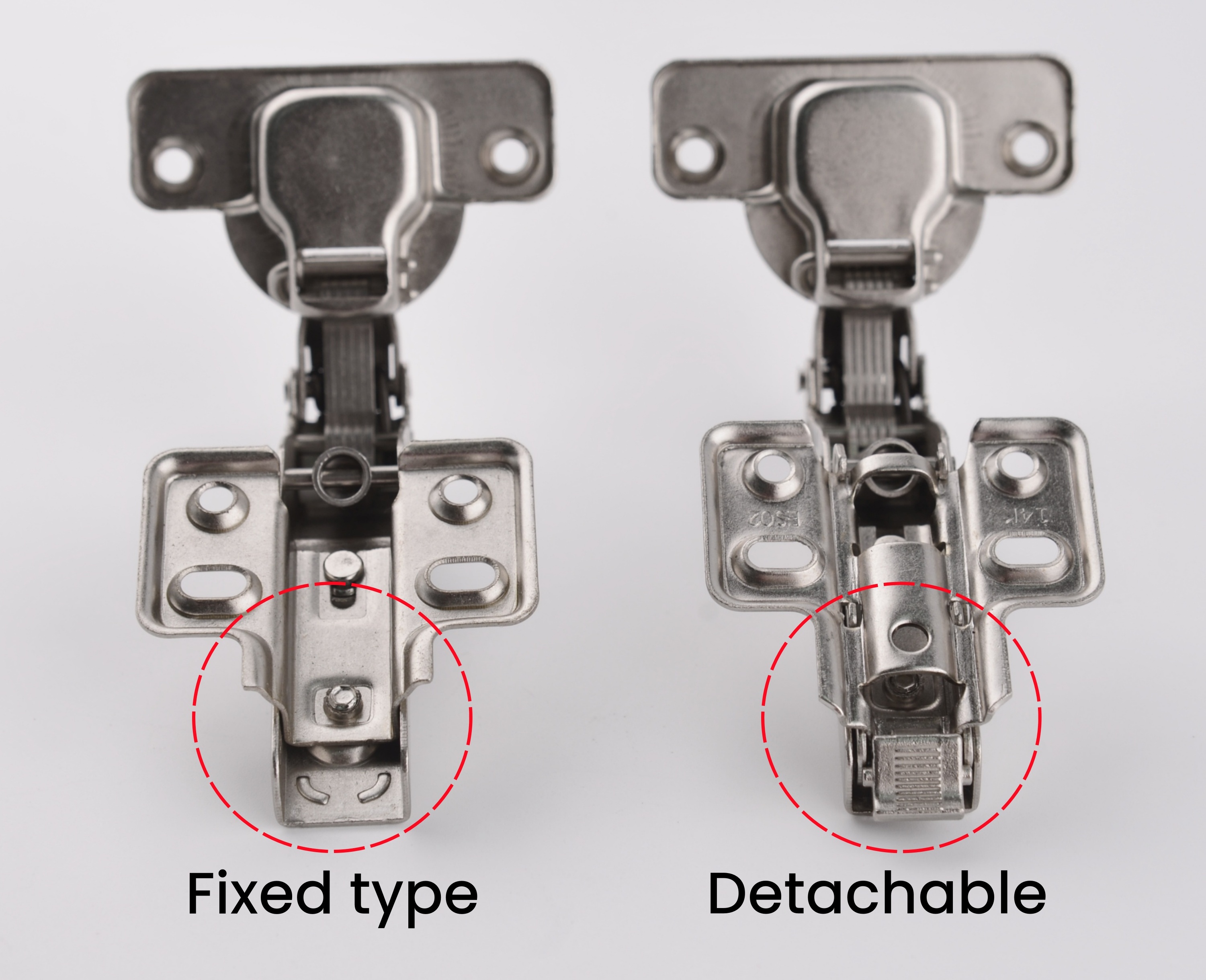 fixed mount hinge detachable hydraulic hinge normal hinge