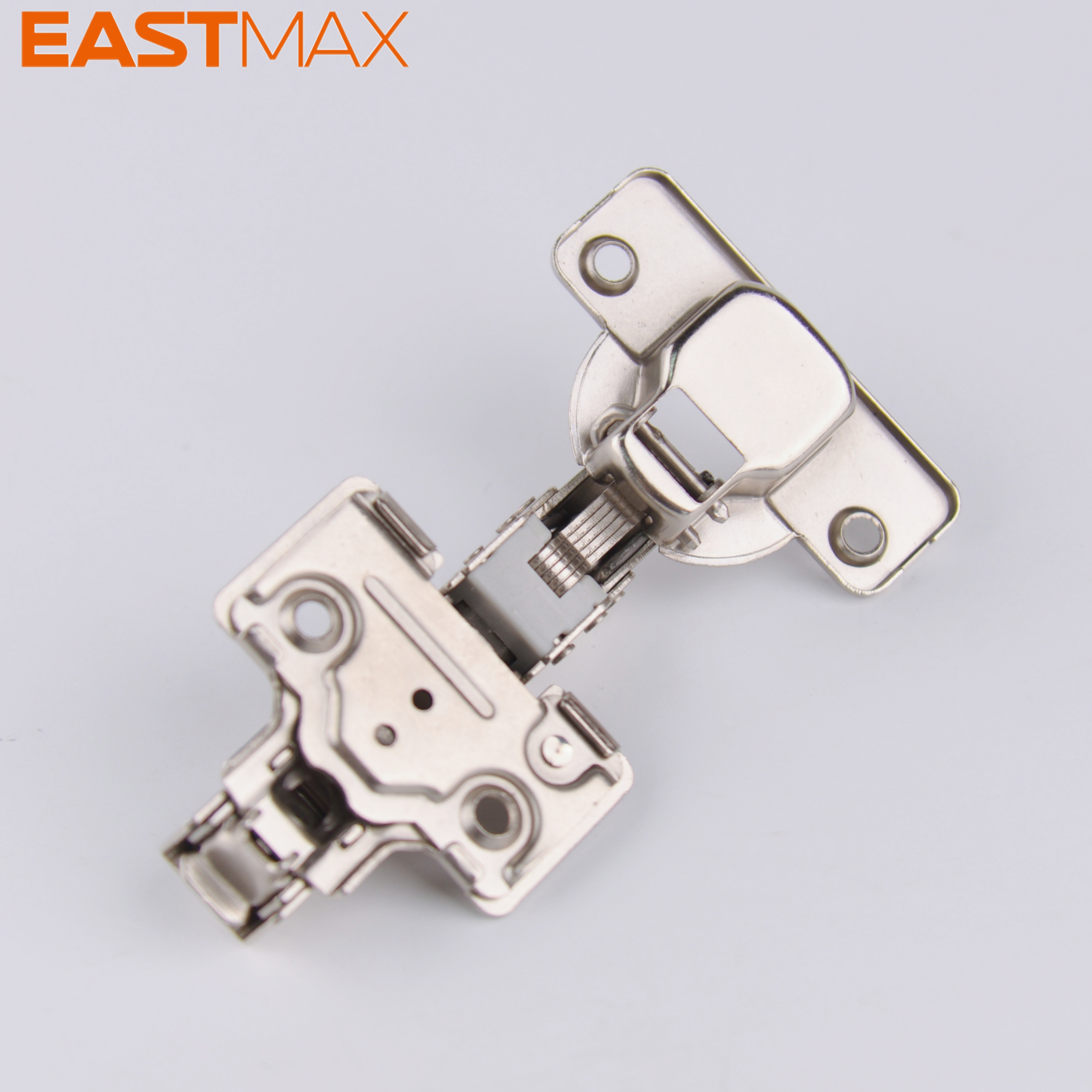 Clip on Two Way Soft Closing Hinge with CAM Adjustment 3D Base Plate for Cabinet Door