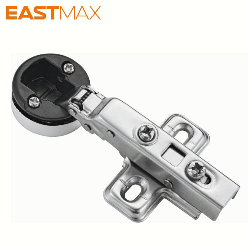 KB01 Clip-on damping glass hinge (26 cups)