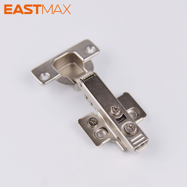 Clip on Two Way Soft Closing Hinge with CAM Adjustment 3D Base Plate for Cabinet Door