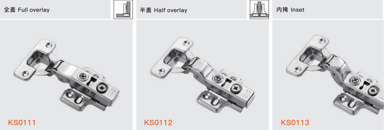 full overlay hinge